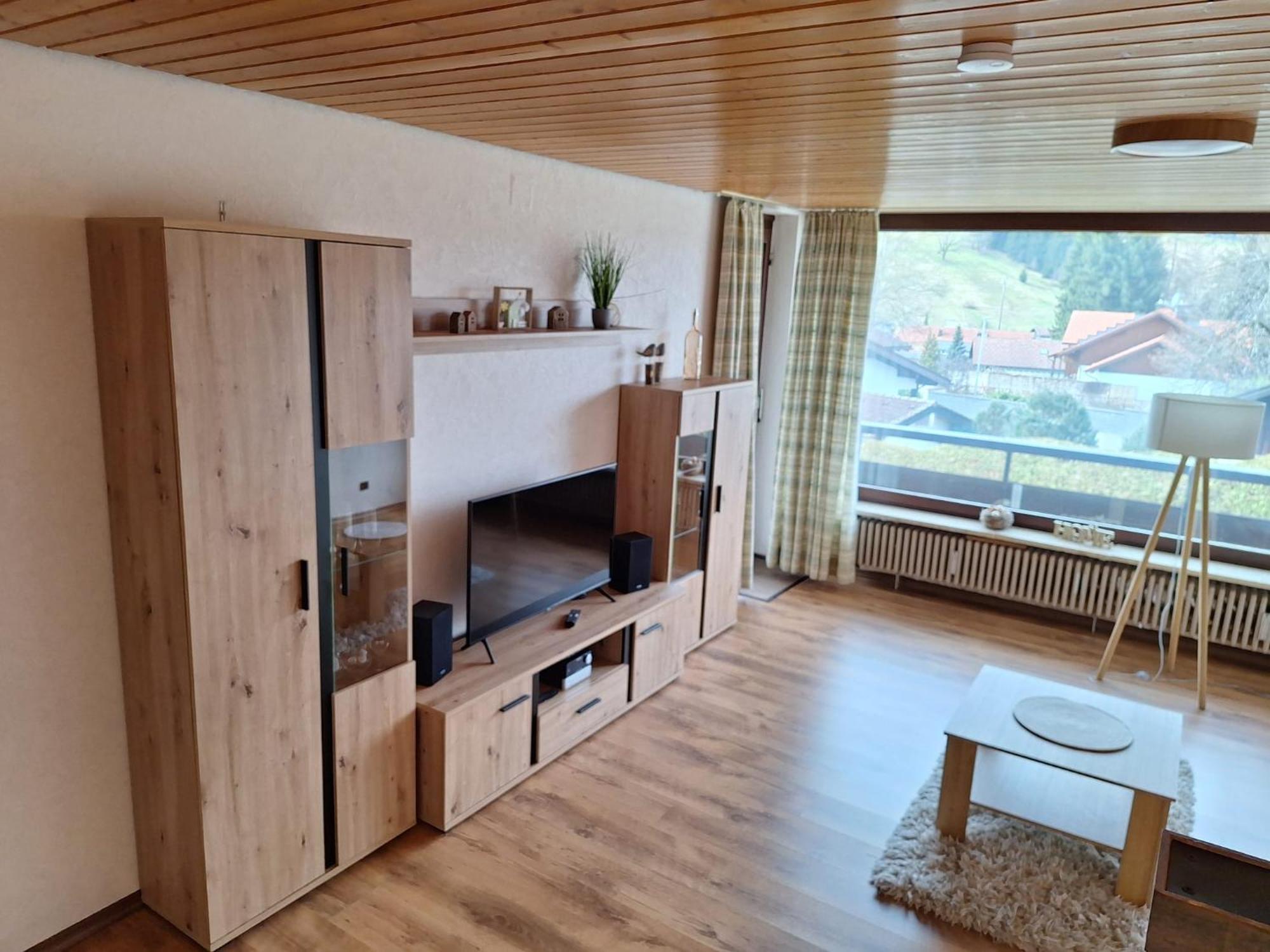 Schoene 2 1/2 Zimmer Ferienwohnung In Oberstaufen - Hoamatle - Экстерьер фото